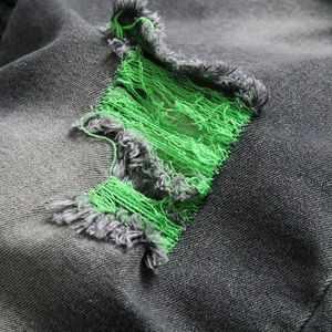 กางเกงยีนส์ขาสั้นทรงตรงหลวมสไตล์ออร์แกนิค ระบายอากาศได้ดี แห้งเร็ว ความยาวระดับเข่า / ออกแบบเองได้ สีพื้น สไตล์วินเทจ สำหรับผู้ชาย ใส่ได้ในฤดูร้อน - Product Image 6