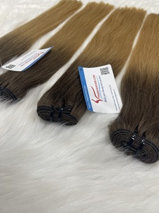 Producto de tendencia superior Color de tendencia caliente en verano 2025 Extensiones de cabello liso de hueso vietnamita Súper doble dibujado Listo para enviar - Product Image 6