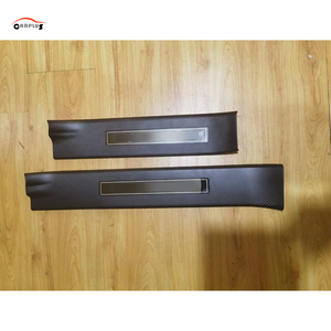 Plaque <span class=keywords><strong>de</strong></span> <span class=keywords><strong>seuil</strong></span> <span class=keywords><strong>de</strong></span> <span class=keywords><strong>porte</strong></span> en gros pour Fortuner 2020-2023, ABS couleur carbone, pédale <span class=keywords><strong>de</strong></span> bienvenue, accessoires extérieurs automobiles - Product Image 4