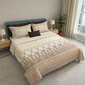 Juego de Ropa de Cama de Algodón de Lujo Tamaño King |   Tela Suave y Transpirable de Primera Calidad |   Construcción sin juntas ni uniones visibles |   Calidad de Hotel - Product Image 1