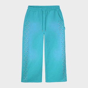 Prix de gros fabricant – Joggers unisexes personnalisés effet délavé, double taille, qualité supérieure, design tendance pour le streetwear - Product Image 1