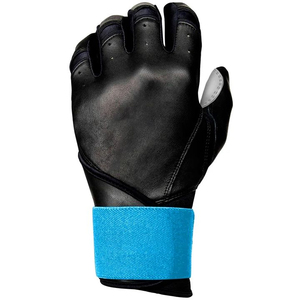 Customizable Leather Batting Gloves with Hook and Loop Closure Lightweight Design and Enhanced Grip Surface for <b>Athletes</b> - Product Image 2