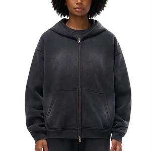 Sudadera con Capucha de Algodón/Felpa con Cremallera para Hombre, Diseño Personalizado con Serigrafía, para Hombre y Mujer, Gran Venta - Product Image 5