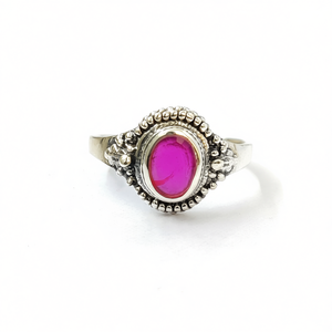 Bague en agate rubis et moissanite, 3,6 grammes - Product Image 2