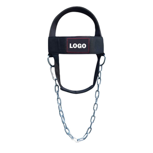 Nylon <b>Weight</b> Lifting Head Harness Best Quality Neck Training Head Harness With Chain <b>Weight</b> Lifting Chain & Head Neck Exerciser - Product Image 4