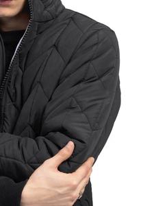 Veste d'hiver pour homme sur mesure de haute qualité, style bomber classique confortable en toile de coton, faible MOQ, vente en gros OEM - Product Image 5