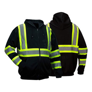 Men Safety Jacket With Bright Colors And Reflective Material Ideal For Construction And Industrial Use - Product Image 6