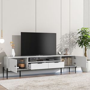 Mobile TV Moderno con Vano Portaoggetti 70.86x15.74x21.85 pollici per Soggiorno - Product Image 2