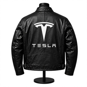 Tesla MotoCP <b>Racing</b> <b>Jacket</b>/Chaqueta Stylish Leather Riding Gear Protection Level 2 CE Certified - Product Image 2