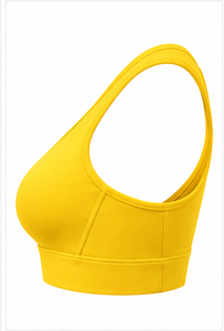 Soutien-gorge de sport pour femme respirant et extensible, idéal pour le yoga, le fitness, la course et l'entraînement, haut court sans couture avec logo, faible MOQ, maintien optimal - Product Image 2