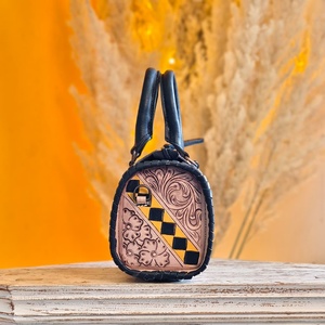 Bolso de Hombro de Cuero Genuino Venus Leathers para Mujer y Niña, Bolso de Viaje 2026 con Estampado de Letras y Cierre de Cremallera - Product Image 3