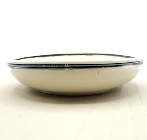Premium Ceramic Serving Bowl with Minimalist Stripe Detailing Deep Wide Design for Contemporary Dining Presentation - Product Image 5