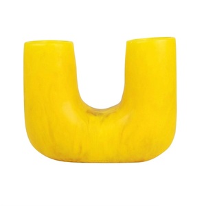 Nouveau vase en résine écologique avec accents de perles irrégulières, motif rayé, motif lune levante, artisanat DIY, décoration intérieure, promotion Uttar Pradesh - Product Image 3