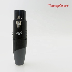 Conector XLR Macho, Carcasa Redonda de Aleación de Zinc, Contacto de Cobre, Uso en Audio y Video - Product Image 6