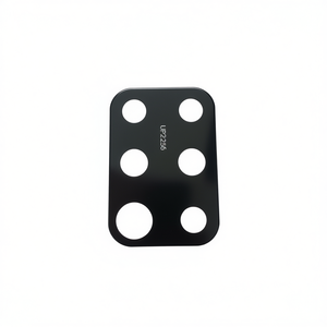 Lente protettiva per fotocamera per Samsung Galaxy A31 A315F nera con design a 6 fori - Product Image 2