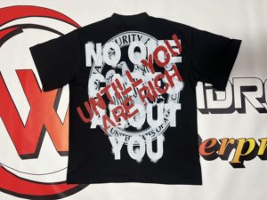 Camisetas personalizadas de alta calidad, bajo MOQ OEM, con impresión DTG, DTF, serigrafía, impresión en relieve, logotipo gráfico, camisetas extragrandes, estilo urbano, camisetas DTF. - Product Image 2