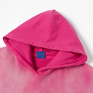 Sweat-shirts à capuche unisexe personnalisés avec logo, effet délavé, de qualité supérieure, prix abordable, pour hommes - Product Image 4
