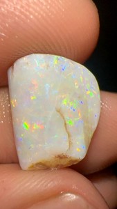 OPAL <b>GEMS</b> 5.00 Carat Natural Australian Opal Rough Multi <b>Fire</b> Opals Coober Pedy Gemstone 16X12X4MM Third Party Appraisal Color - Product Image 3