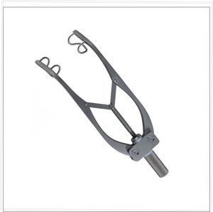 เครื่องถ่างตาแบบแมนนวล สแตนเลสสตีล พร้อมกลไกปรับระดับ ใบมีดแบบเจาะรู ขนาด 14 มม. ยาว x 5 มม. ลึก ขนาดเล็ก - Product Image 6