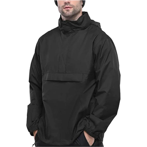 Veste de pluie à capuche Street Wear, coupe-vent imperméable légère pour homme, idéale pour les activités sportives en extérieur - Product Image 3
