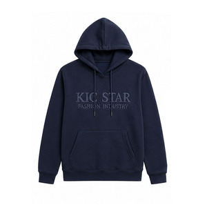 เสื้อฮู้ดผู้ชายผ้าฝ้ายแท้ 100% แบบเรียบ สกรีนโลโก้ตามสั่ง ขายส่ง บริการ OEM เสื้อกันหนาวมีฮู้ดสำหรับฤดูหนาว - Product Image 1