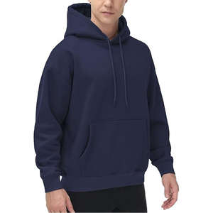 Sweat-shirts pour hommes en coton de haute qualité, en molleton épais, à manches longues, unis et vierges, personnalisables, Fabricant 2026 - Product Image 2