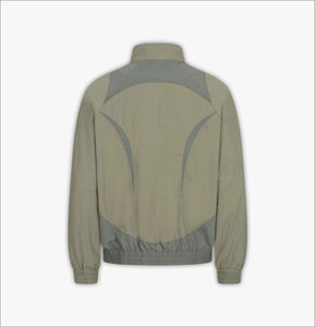 Conjunto deportivo de 2 piezas para hombre, chaqueta con capucha y pantalones cortavientos, reflectante, con cremallera, de nailon, estilo urbano, OEM. - Product Image 2