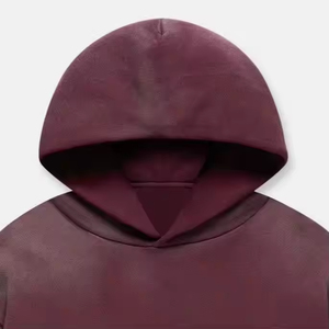 Sudaderas con Capucha Personalizadas con Logotipo Propio, Estilo Vintage, Lavado Ácido, Corte Holgado, Ligeras, para Hombre, 2026 - Product Image 3