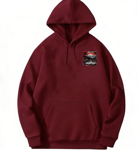 Sweat-shirts à capuche surdimensionnés en molleton French Terry polyester/coton avec poches, respirants et à séchage rapide, nouvelle collection streetwear - Product Image 4