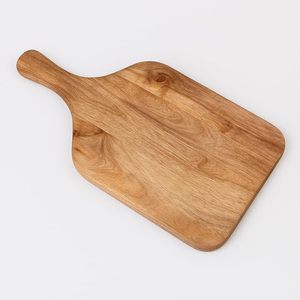 Planche à découper en bois avec poignée, planche à découper de cuisine durable pour légumes, fruits, viande - Product Image 1