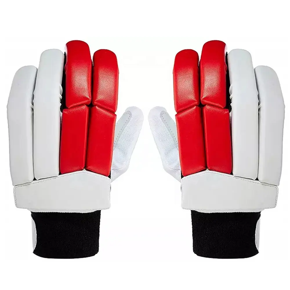 Cricket Gloves With Leather Palm Easy To Wear And Comfortable/Beautiful Design