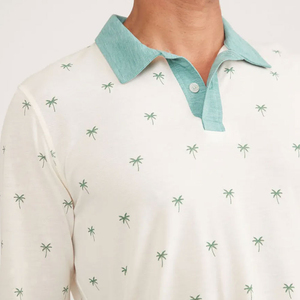 Nouvelle Arrivée : Polos Homme 100% Coton à Manches Longues avec Étiquette Personnalisable – Idéal pour l'Été et les Tenues Décontractées en Extérieur - Product Image 4