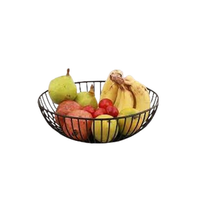 Handmade Metal Wire Storage <b>Basket</b> Black Simple Design <b>Stackable</b> Multi Purpose Neatening Organizer Metal <b>Basket</b> - Product Image 6