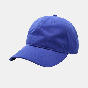 <b>Black</b> Twill Cotton <b>Baseball</b> <b>Cap</b> with White Logo Embroidery Front Panel Adjustable Fit Unisex Casual Style Sports 6-Panel Hat - Product Image 6