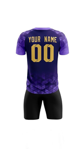 ชุดกีฬาฟุตบอลกางเกงขาสั้นและเสื้อเชิ้ตสำหรับผู้ชายชุดนักกีฬานักกีฬาเสื้อฟุตบอลมียี่ห้อ - Product Image 3