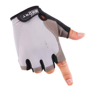 Gants de sport personnalisés à demi-doigts pour la musculation, la remise en forme et l'entraînement, séchage rapide, OEM ODM - Product Image 3