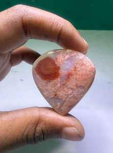 Cabochon en Agate Coton Naturel de Haute Qualité, Pierre Précieuse en Vrac pour la Fabrication de Bijoux - Product Image 2
