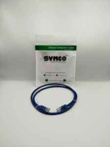 Cable de Red Ethernet RJ45 SYMCO CAT 6, Cable de Red de Cobre Blindado Azul para Router de Computadora - Product Image 6