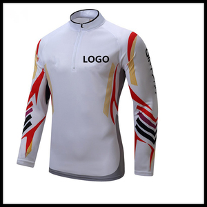 High Quality 100% Polyester Sublimation Fishing Jersey Breathable <b>Men</b> Sublimation Fishing Jersey - Product Image 4