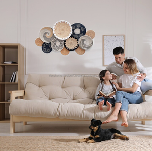 Juego de 11 cestas de decoración de pared bohemias ecológicas duraderas | Decoración de pared Bohemia, arte de pared bohemio | Sala de estar, dormitorio, Cocina, Restaurante - Product Image 6