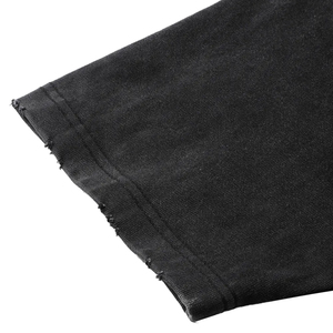 เสื้อยืดโอเวอร์ไซส์ทรงวินเทจ ผ้าคอตตอนถัก 100% ซักกรดแบบ Heavyweight ไม่หดตัว เป็นมิตรต่อสิ่งแวดล้อม แขนสั้น สีพื้น - Product Image 2