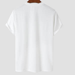 เสื้อยืดคอกลมแขนสั้นผู้ชายสั่งทำขายส่ง คุณภาพสูง ผ้าฝ้าย 100% เสื้อยืดเปล่า ผลิตในปากีสถาน - Product Image 4