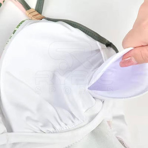 Traje de baño vibrante y elegante para mujer, ligero, cómodo, de cintura alta, ropa deportiva conservadora para mujer - Product Image 5