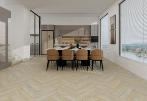 Durable SPC Click Lock Premium Flooring 4mm 5mm 6mm Resistente al fuego Impermeable para baño Cocina Hospital Apartamento Hotel - Product Image 4