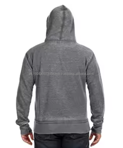 Sweat à capuche pour homme en gros, best-seller, style vintage streetwear, logo personnalisé, fermeture éclair, délavage acide, impression puff - Product Image 5
