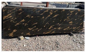 Commercial Grade Fish Gold Granite High Strength Building <b>Stone</b> for Kitchen Islands Exterior Cladding and Residential - Product Image 4