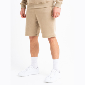Ensemble de survêtement décontracté personnalisé en gros avec sweat à capuche et short unisexe en molleton bouclette polyester/coton de haute qualité pour homme - Product Image 4