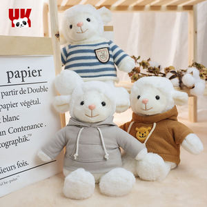 ของเล่นเด็กนุ่มนิ่มน่ารักพิเศษ ยี่ห้อหยวนคัง ตุ๊กตากระต่ายขนแกะ ยัดไส้ใยฝ้าย PP เหมาะสำหรับทุกวัย - Product Image 5