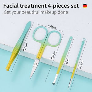 Kit de manucure et pédicure professionnel classique tout-en-un en métal avec ensemble de coupe-ongles, toilettage de précision dans un étui pour hommes et femmes - Product Image 6