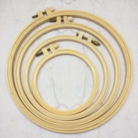 Cadre de broderie en plastique durable pour l'art populaire, pour le point de croix, disponible en 4 tailles (12,5 16 20 24 cm)